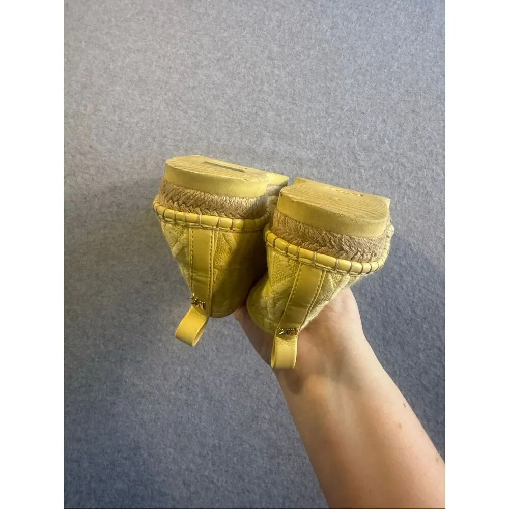 Michael Kors Hastings boho espadrilles textured logo 9.5